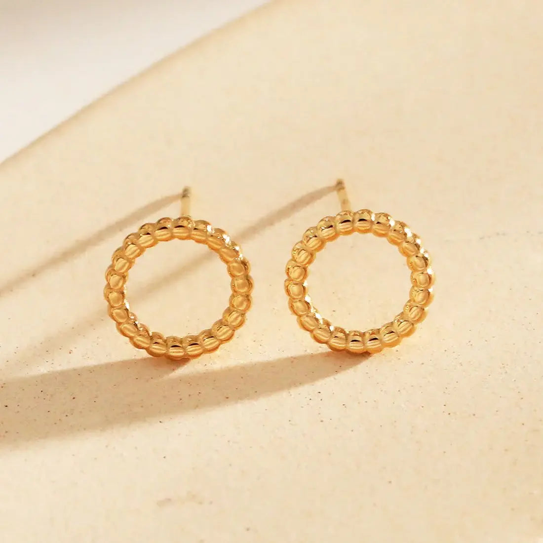 Boucles d'oreilles cercle à points Lina shop