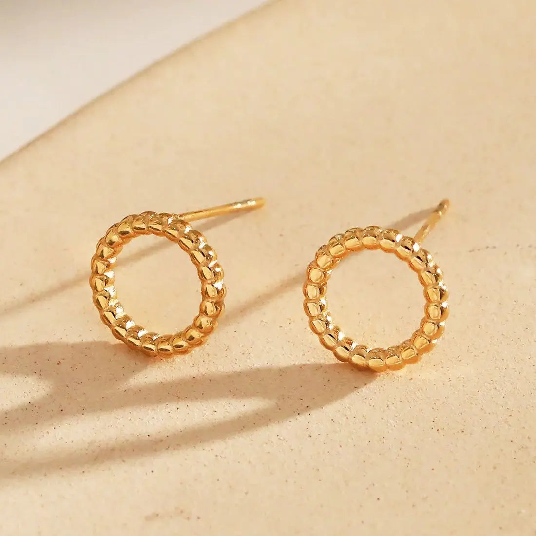 Boucles d'oreilles cercle à points Lina shop