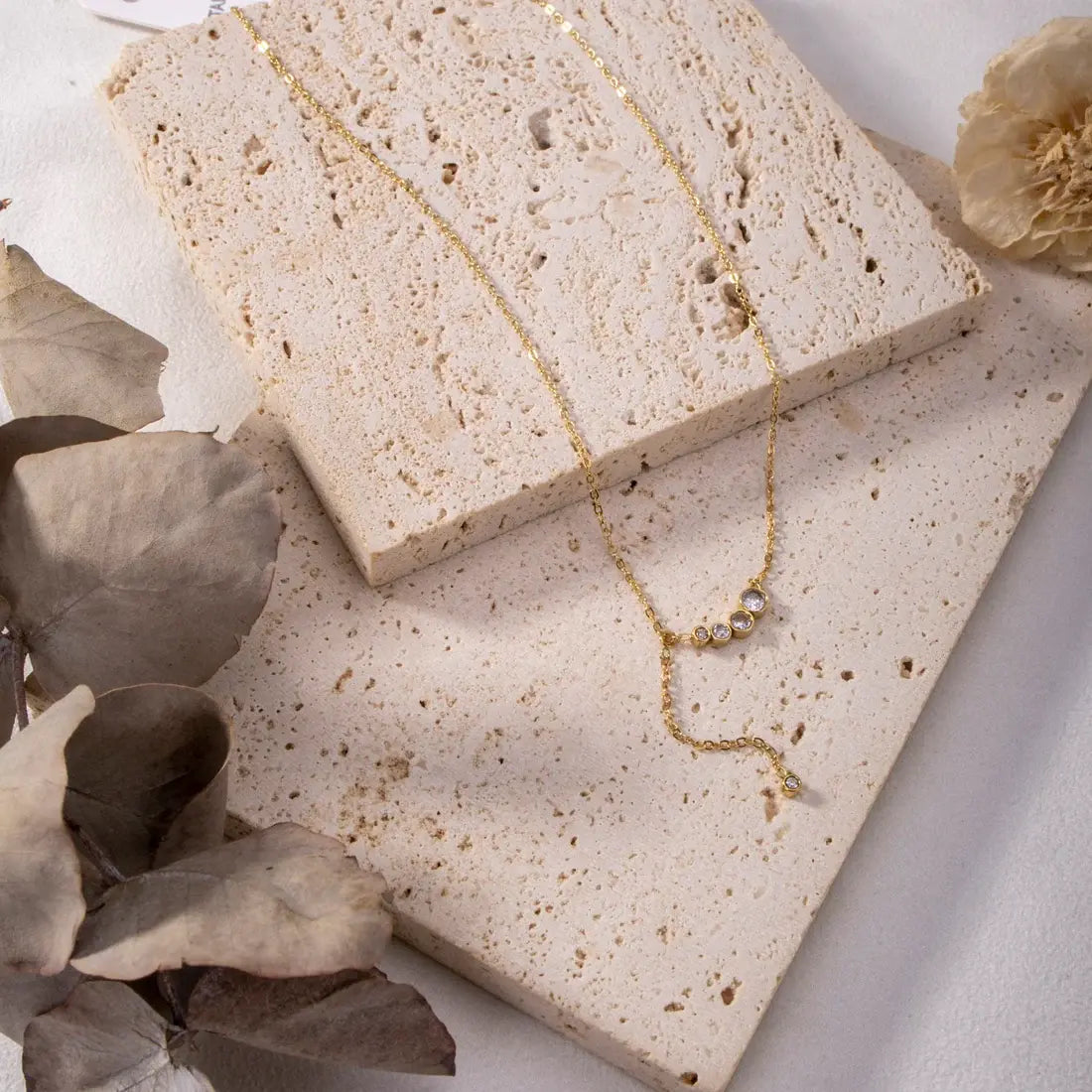 Collier chaîne strass Lina shop