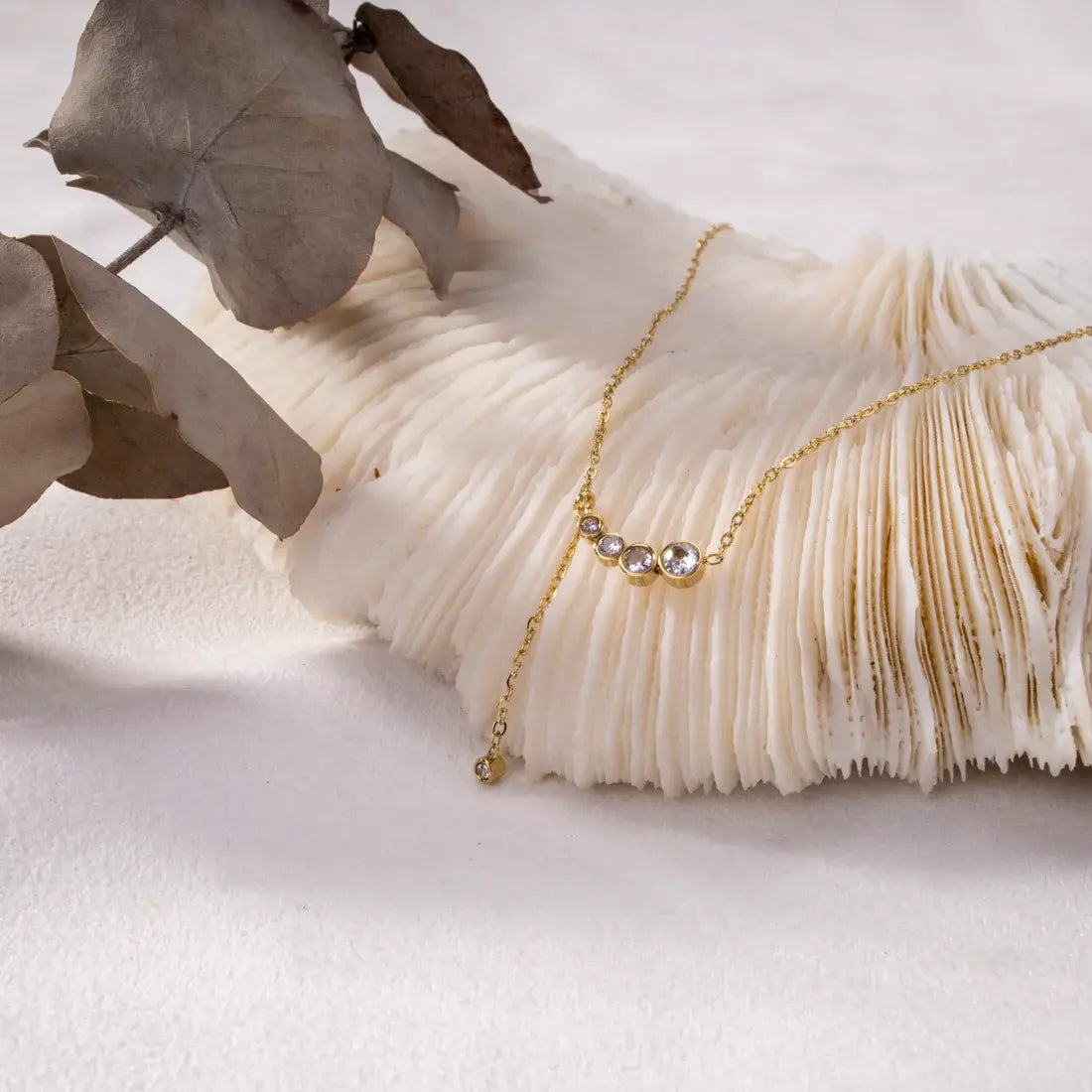 Collier chaîne strass Lina shop